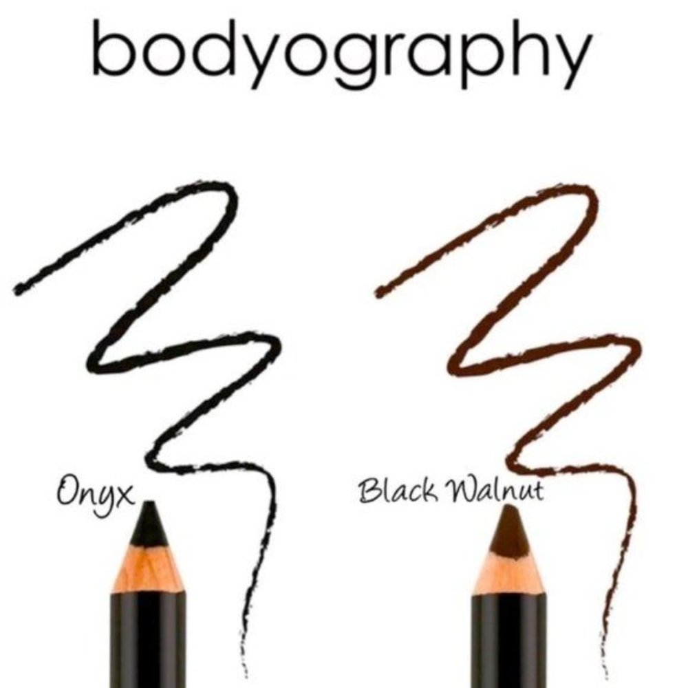 BODYOGRAPHY Eye Pencil Duo in Onyx Black & Walnut